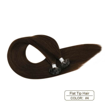 flat tip black hair